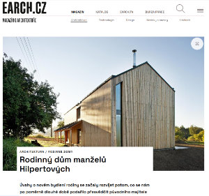 printscreen článku na webu EARCH.cz
